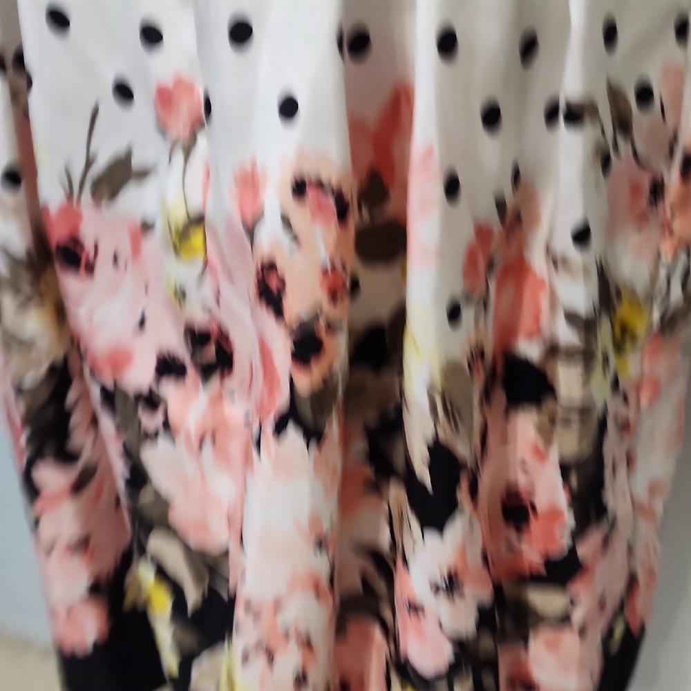 Jessica Howard Polka Dot and Floral Midi Dress - Picture 6 of 11